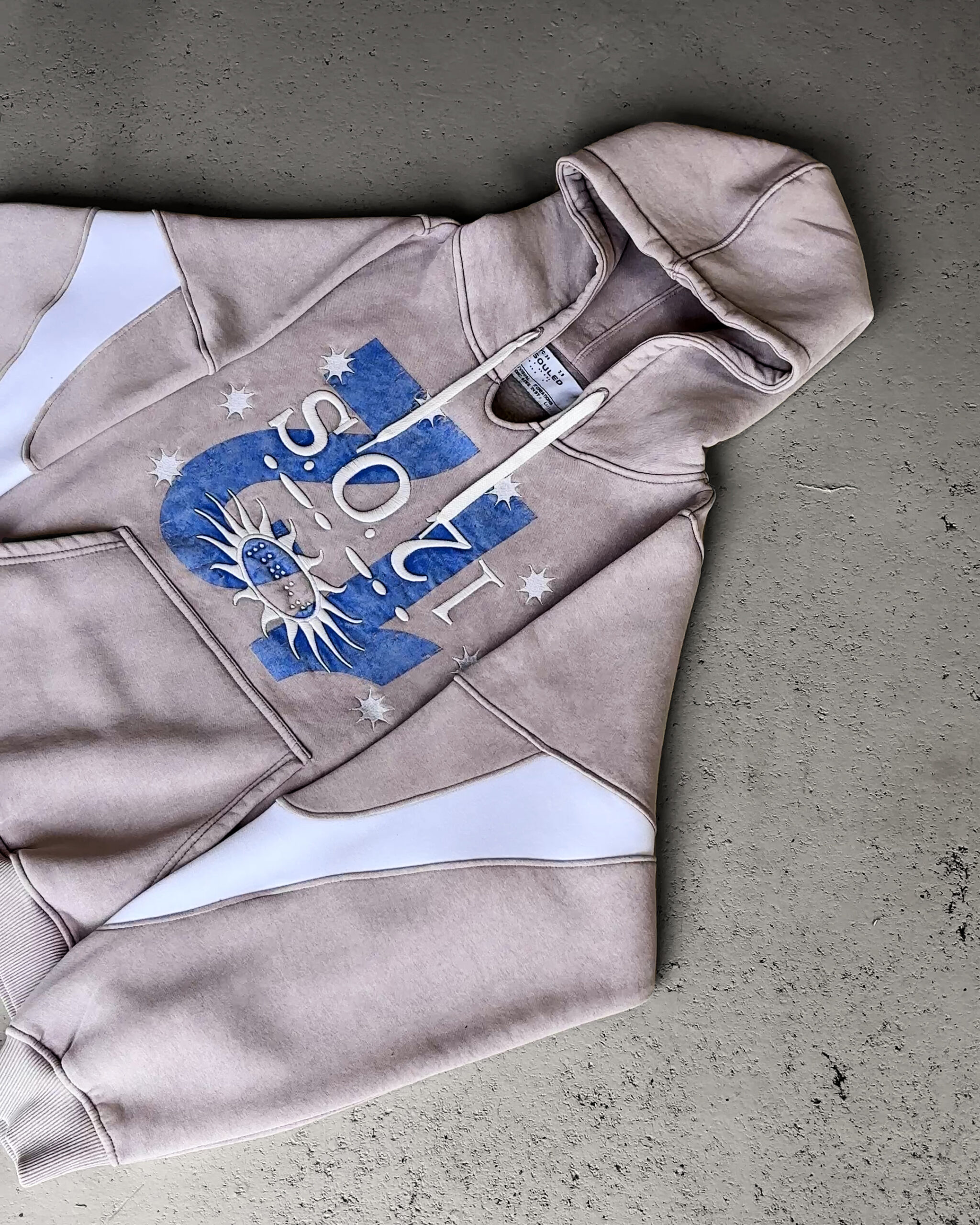 SO¹² SILVER BLUE HOODIE – Bild 3