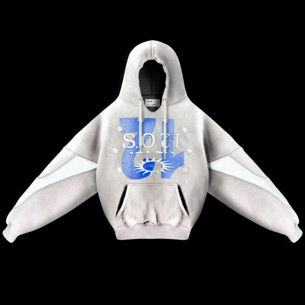 SO¹² SILVER BLUE HOODIE